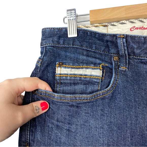 Vans 90’s Customade For You Dark Wash Skinny Straight Leg Skateboarding Jeans - Picture 5 of 14